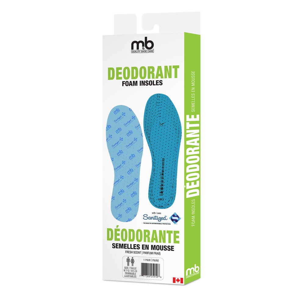 Deodorant Foam Insoles — Moneysworth & Best product packaging
