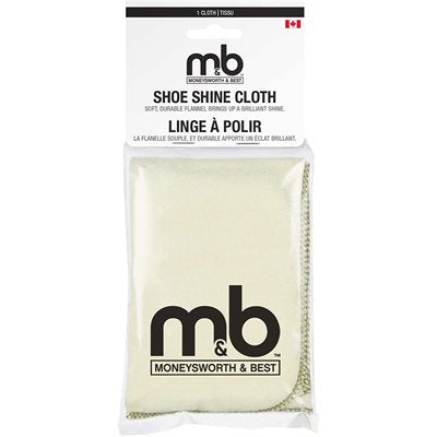 Shoe Shine Cloth, 17 × 17 in — Moneysworth & Best product packaging