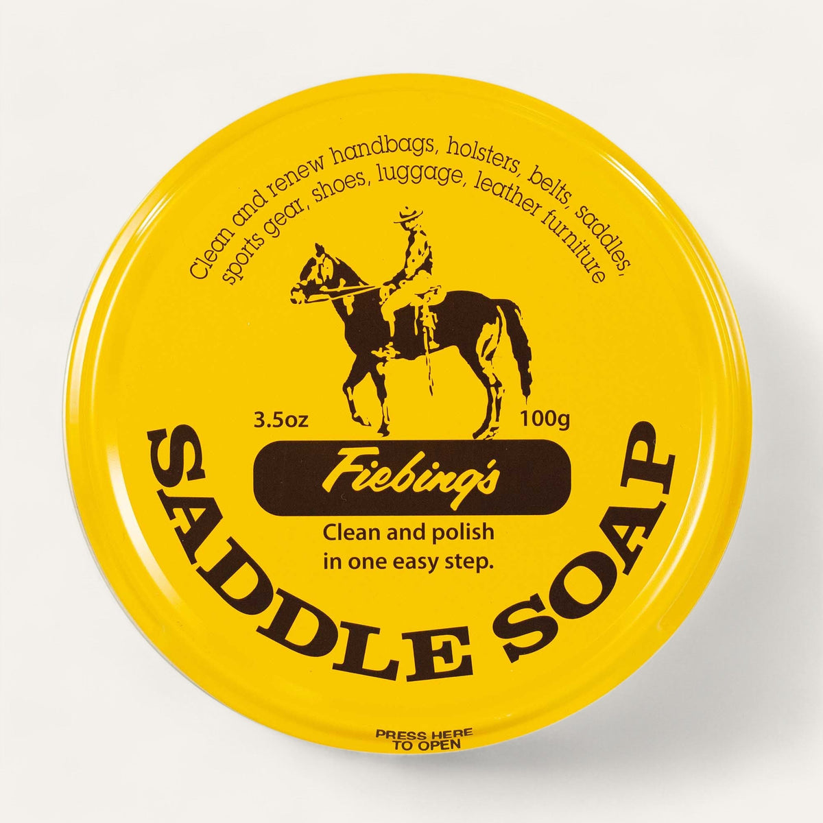 Fiebing's Yellow Saddle Soap 3.5 oz tin