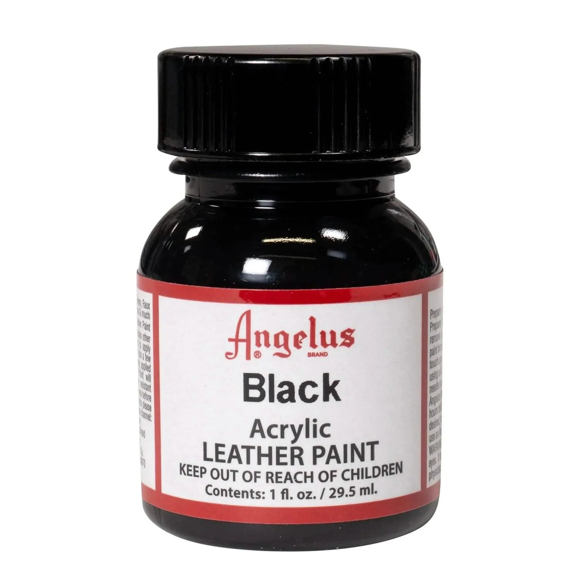 Angelus — Angelus Acrylic Leather PaintBlack1 OZ