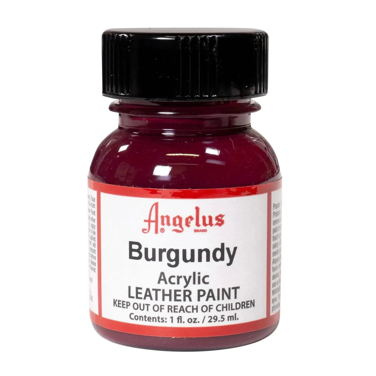 Angelus — Angelus Acrylic Leather PaintBurgundy1 OZ