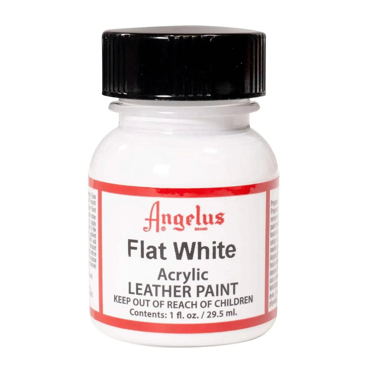 Angelus — Angelus Acrylic Leather PaintFlat White1 OZ