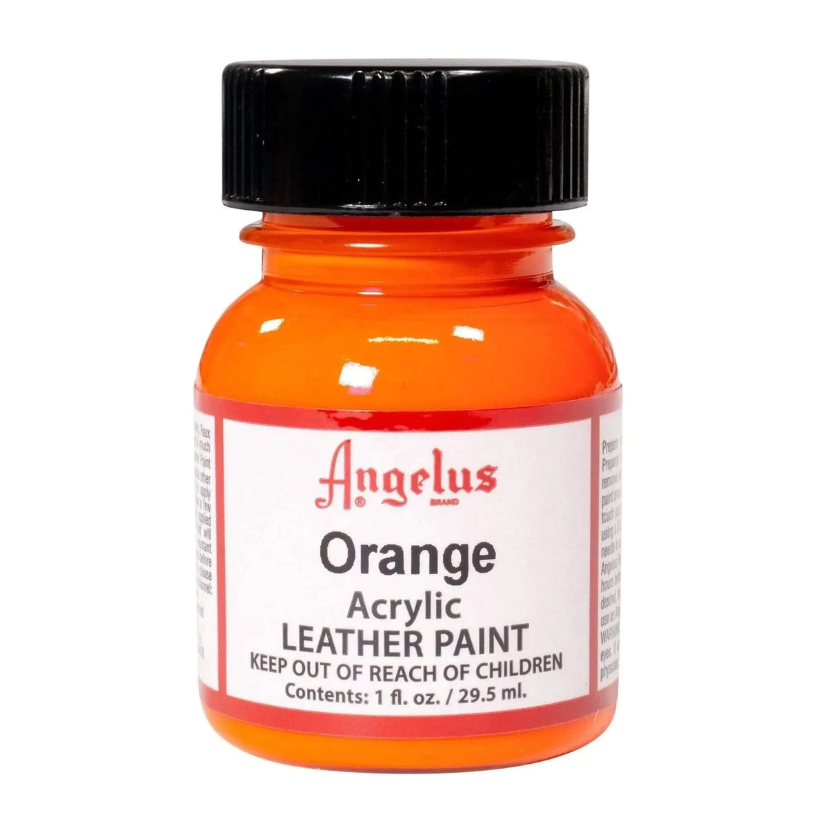 Angelus — Angelus Acrylic Leather PaintOrange1 OZ