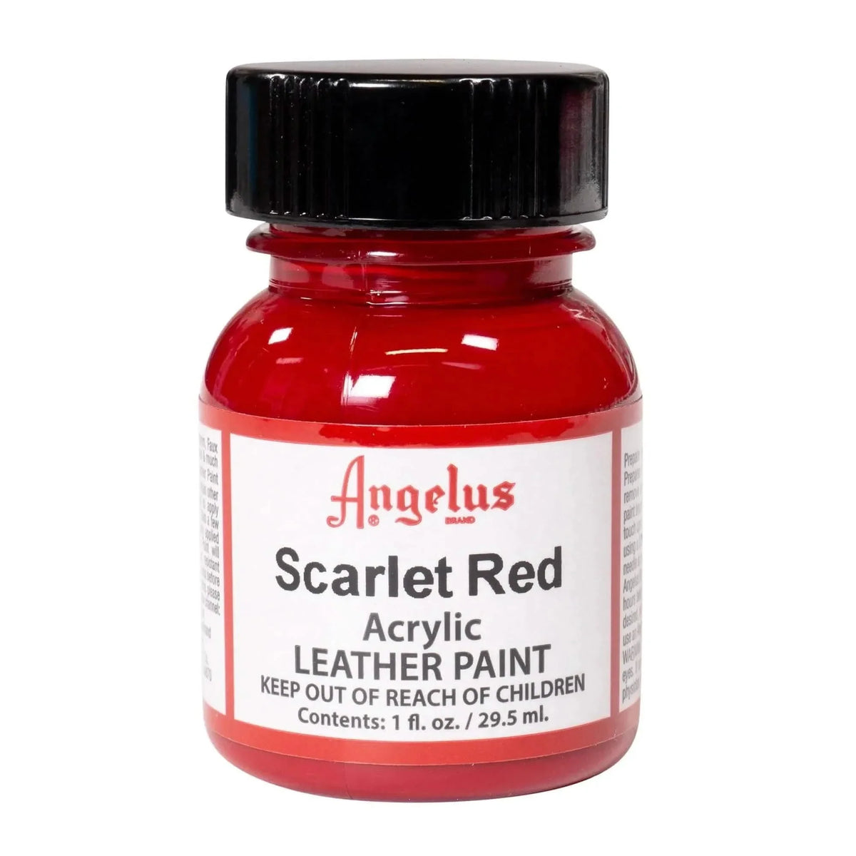 Angelus — Angelus Acrylic Leather PaintScarlet Red1 OZ