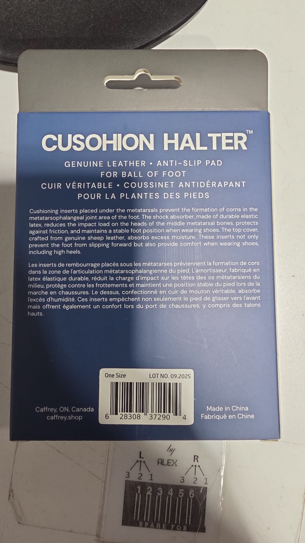 Caffrey CUSOHION HALTER - Brown (box back)